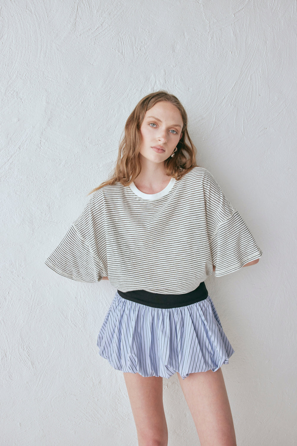 Remy Skort Blue Stripe