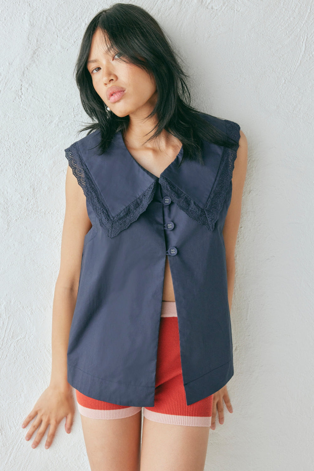 Mae Top Navy