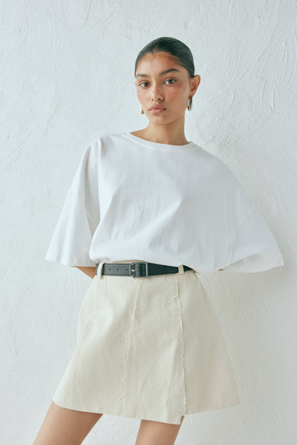 Callie Mini Skirt Oat