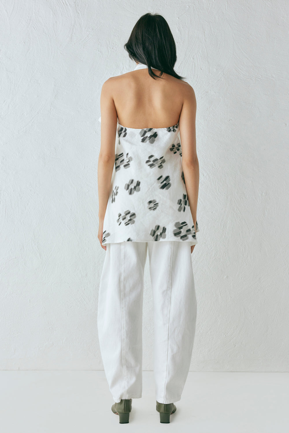 Nava Linen Top Flor