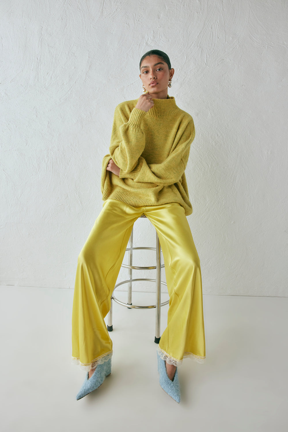 Yumi Knit Jumper Citrus Marle