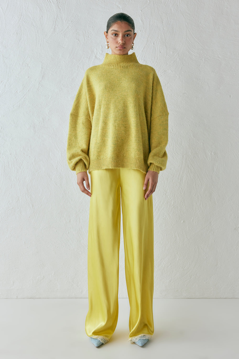 Yumi Knit Jumper Citrus Marle