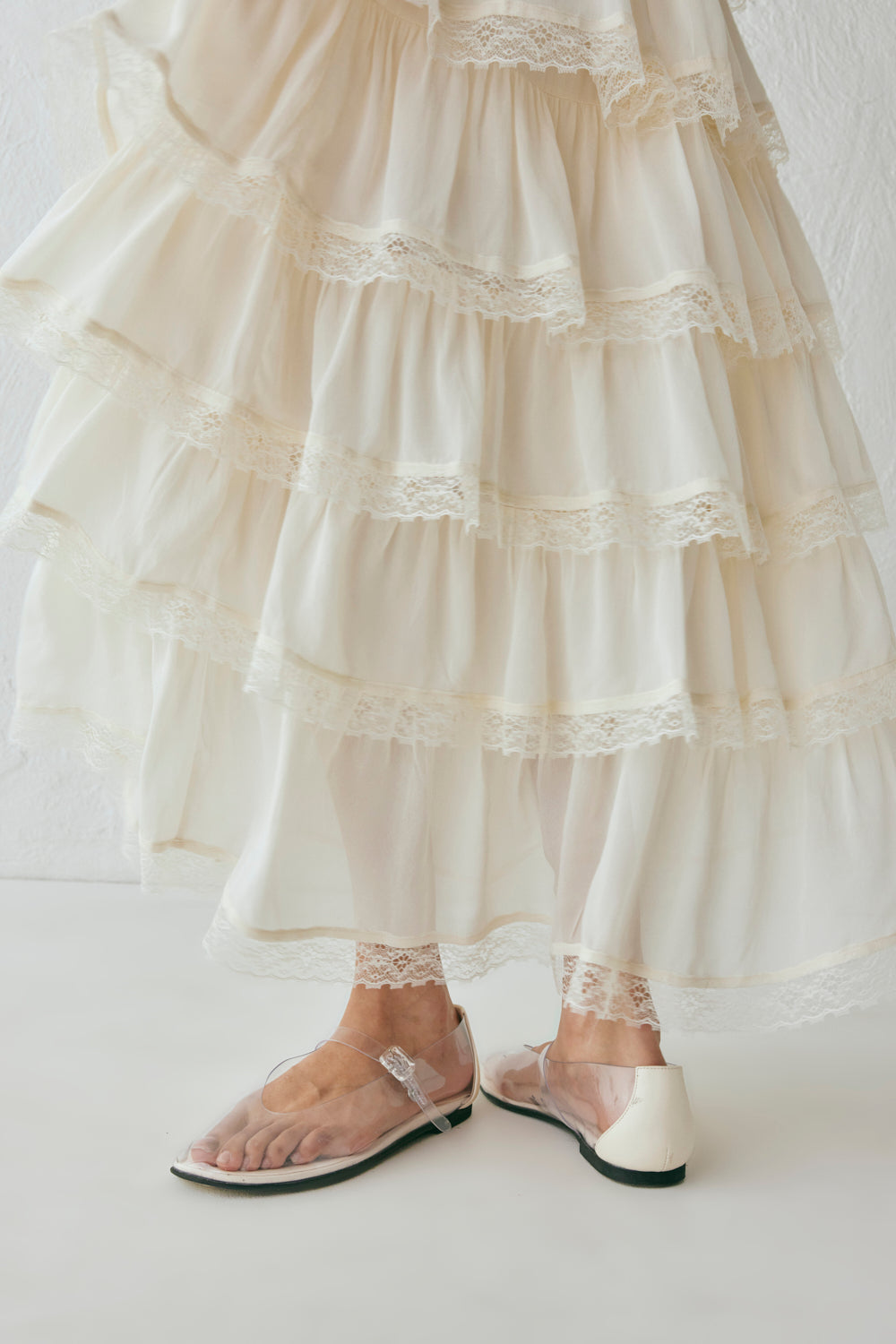 Thalia Midi Skirt Cream