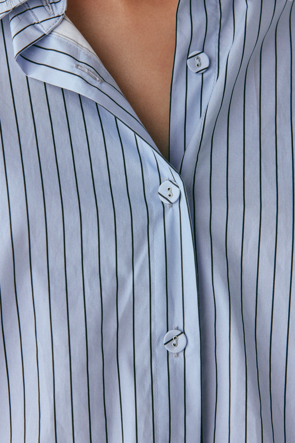 June Shirt Blue Stripe