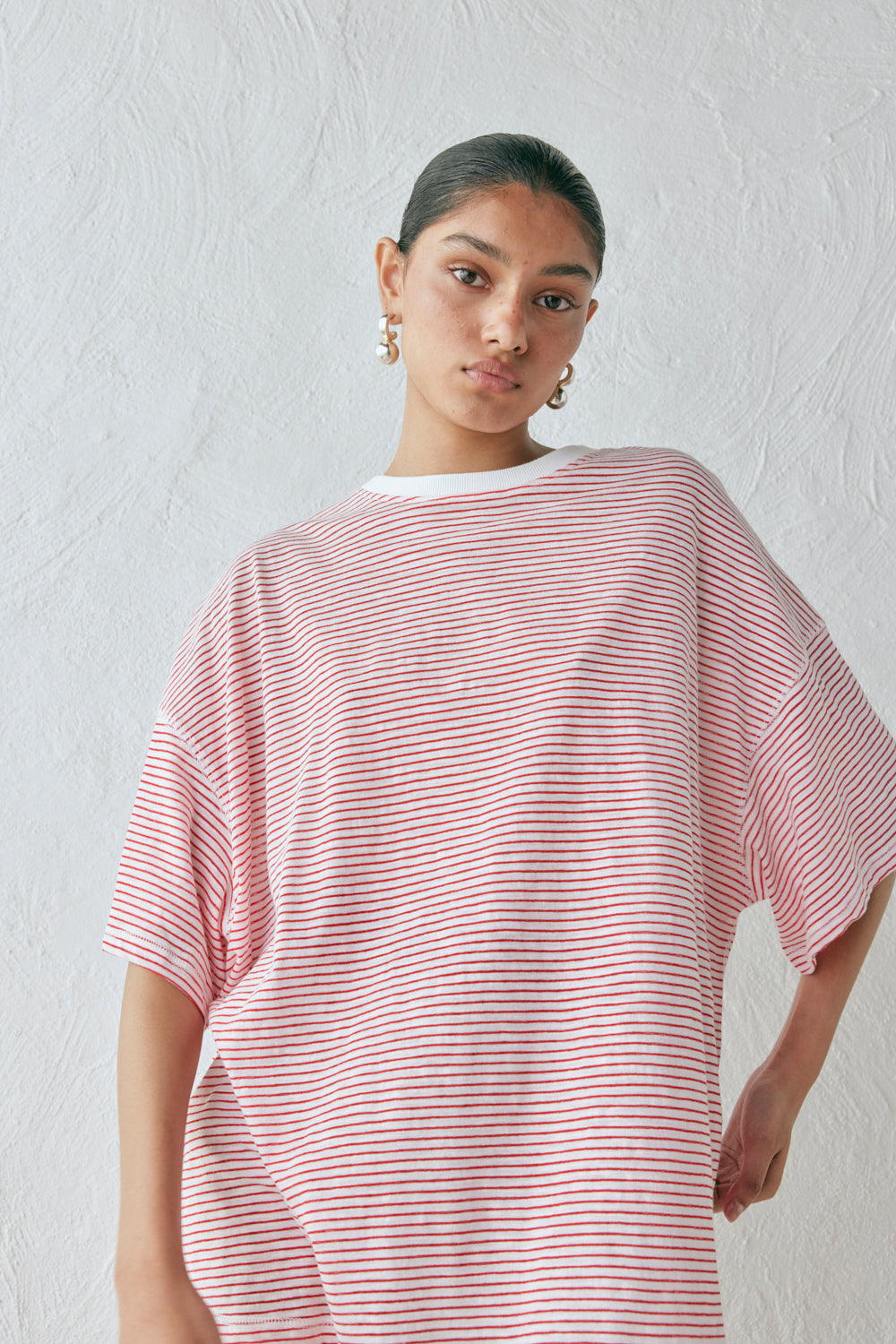 Willow Tee Red Stripe