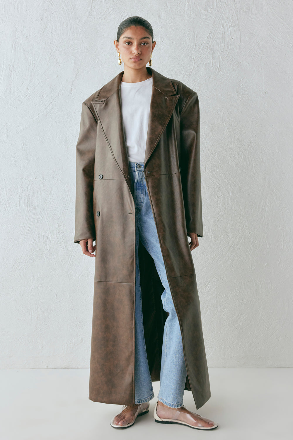 Zoa Trench Coat Coffee