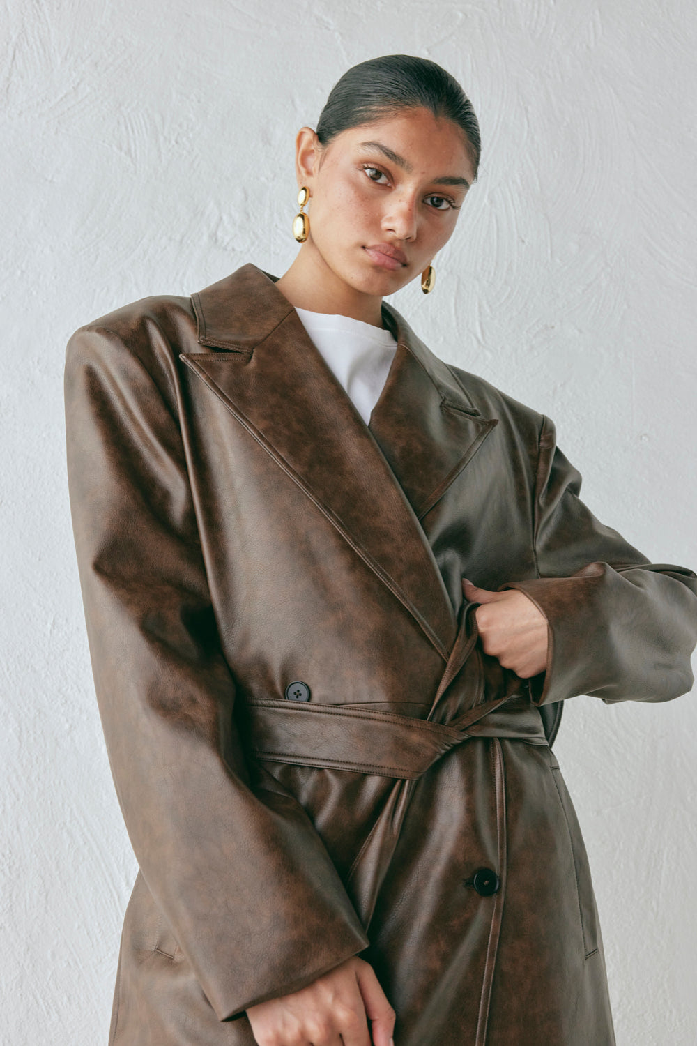 Zoa Trench Coat Coffee
