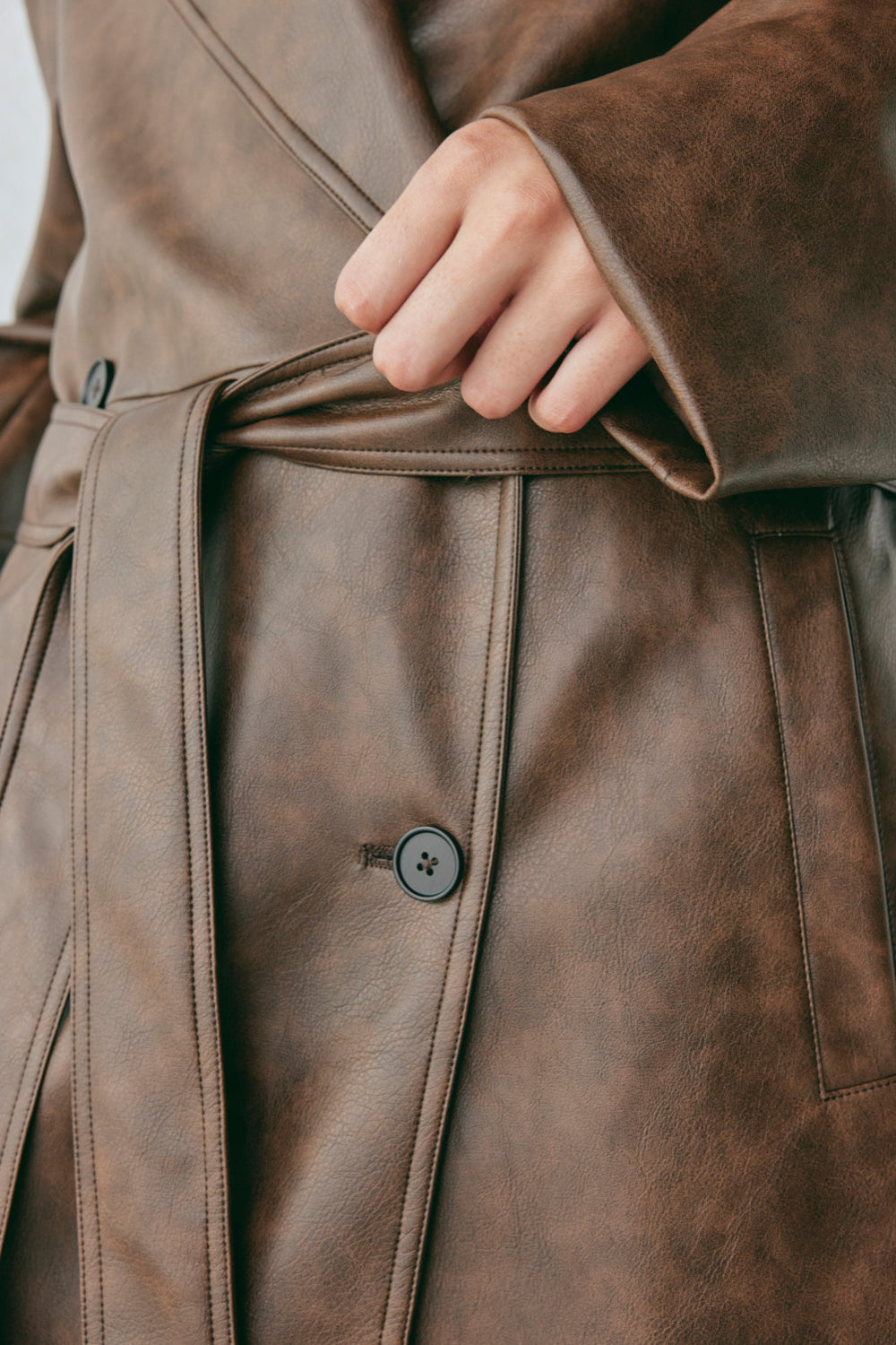Zoa Trench Coat Coffee