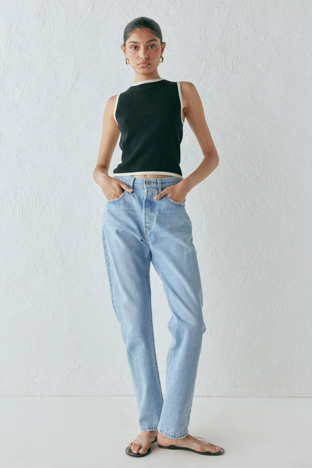 Ayla Knit Top Black