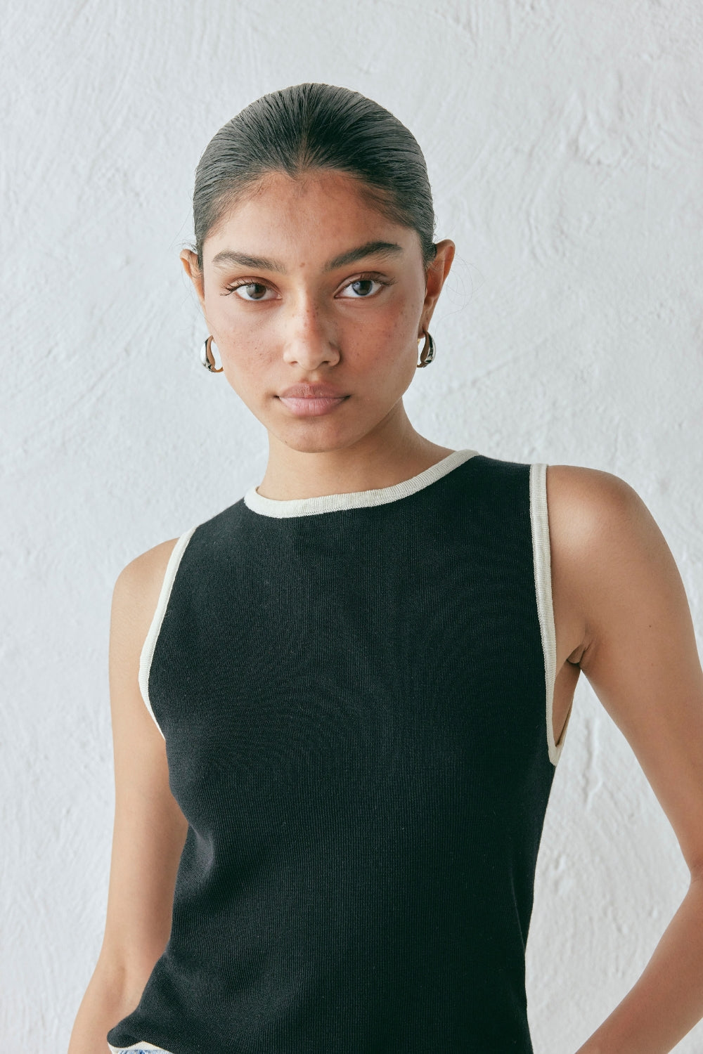 Ayla Knit Top Black