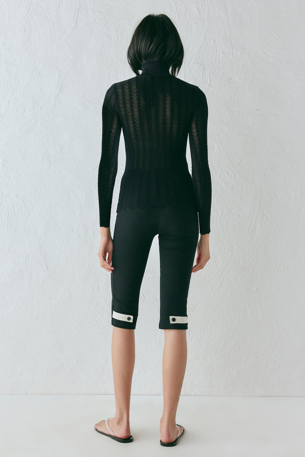 Harriet Knit Skivvy Black