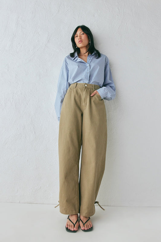 Marnie Denim Jeans Khaki
