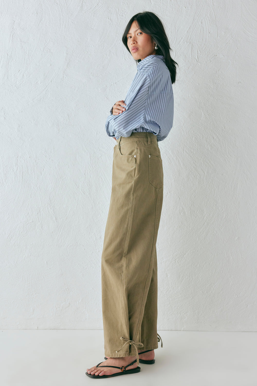 Marnie Denim Jeans Khaki