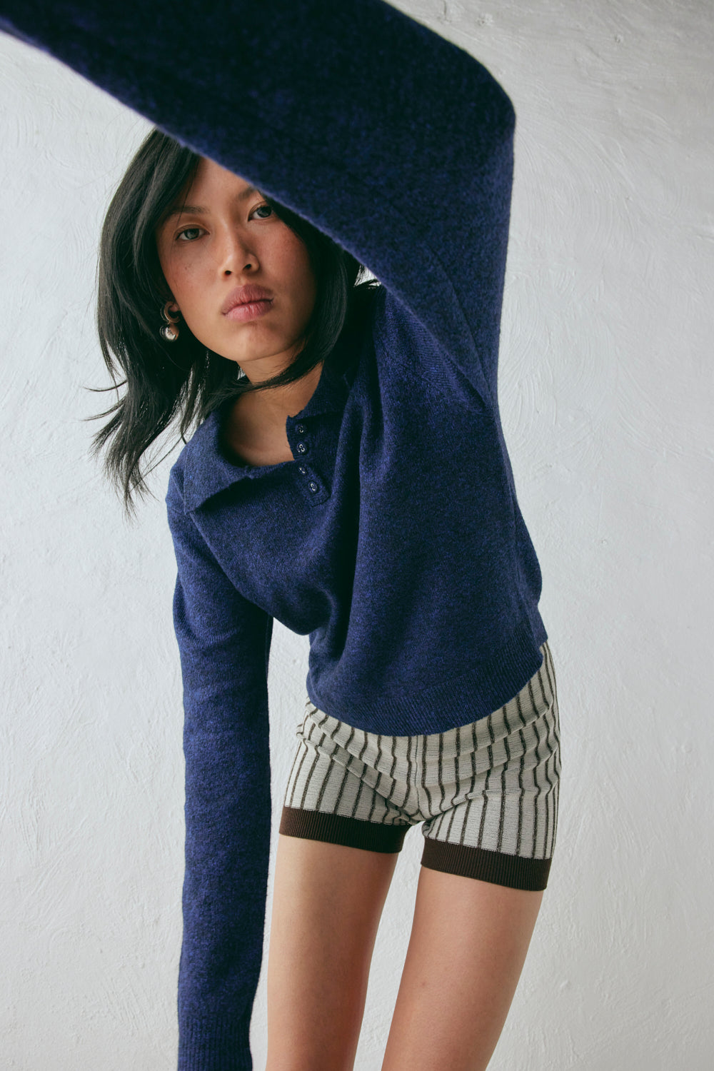 Bronte Knit Jumper Navy Marle