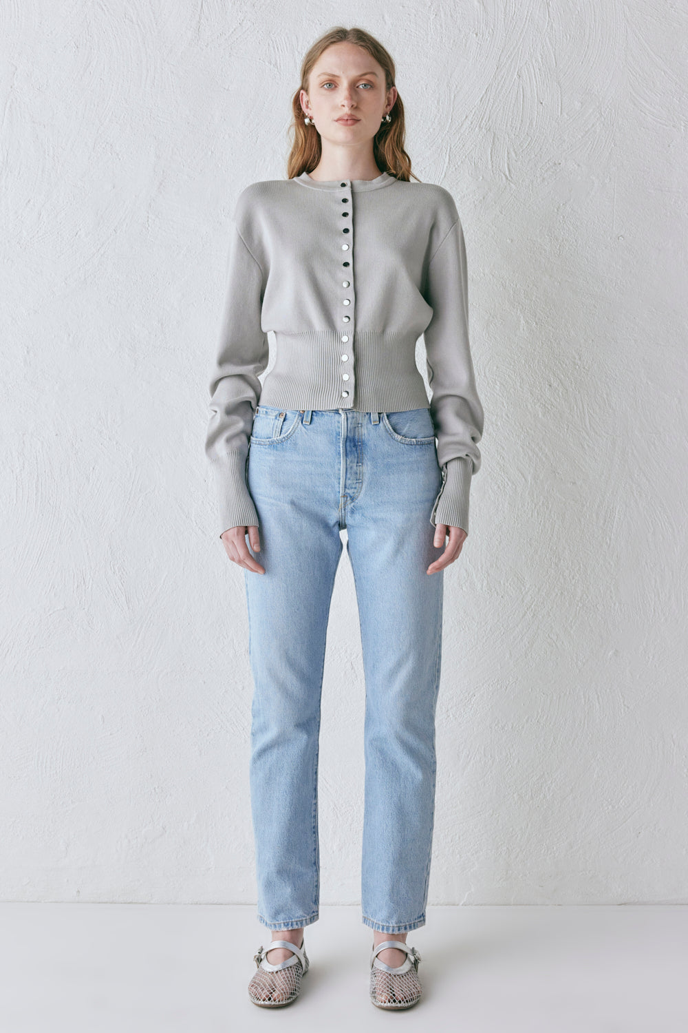 Sasha Knit Cardigan Grey