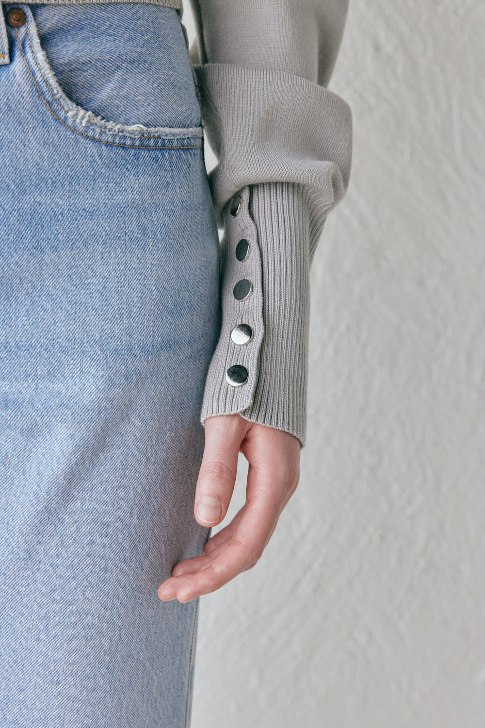 Sasha Knit Cardigan Grey