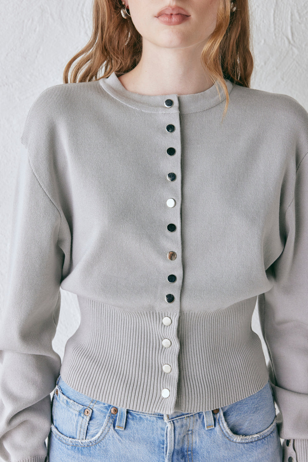 Sasha Knit Cardigan Grey