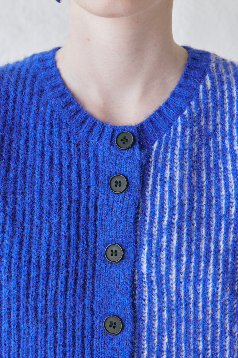 Bridgette Knit Vest Cobalt Splice