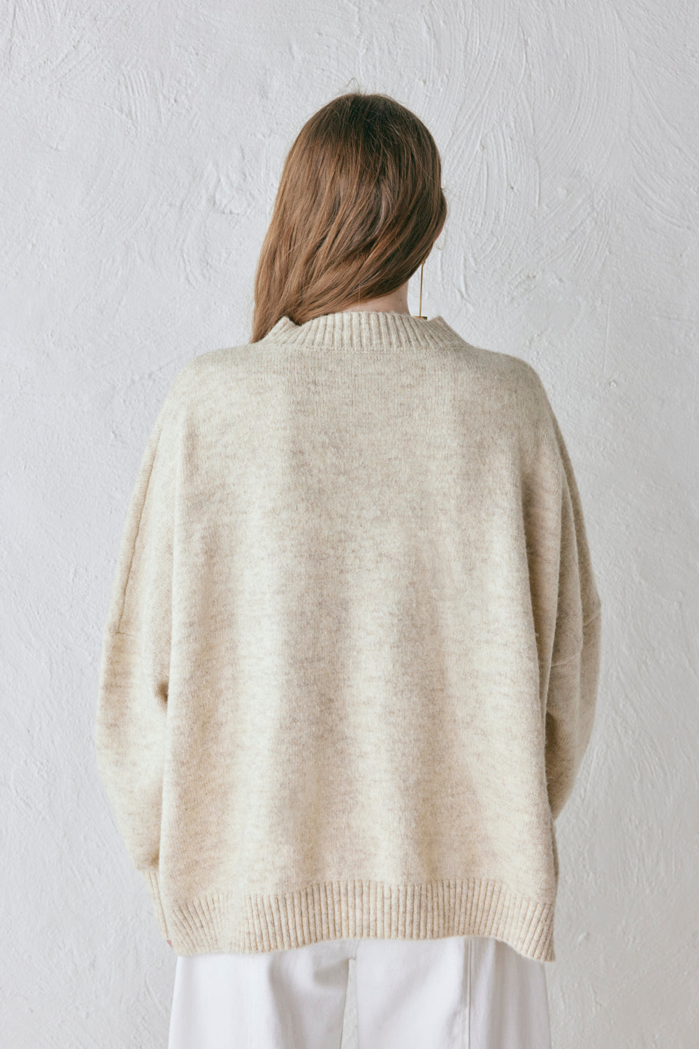 Blair Knit Jumper Oat Marle