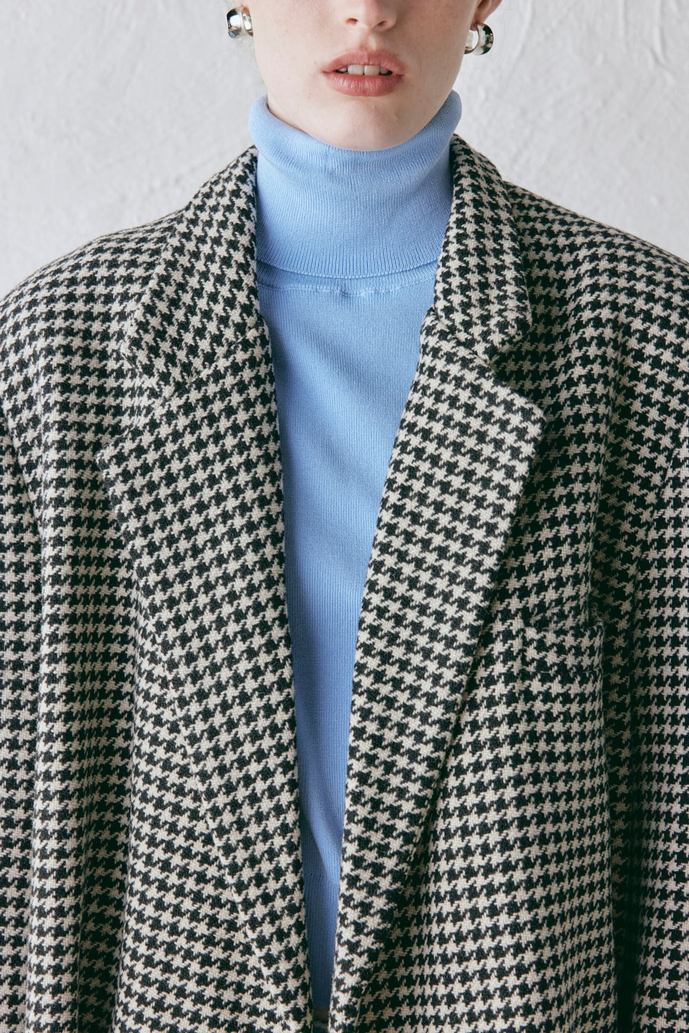 Yuja Wool Blazer Houndstooth