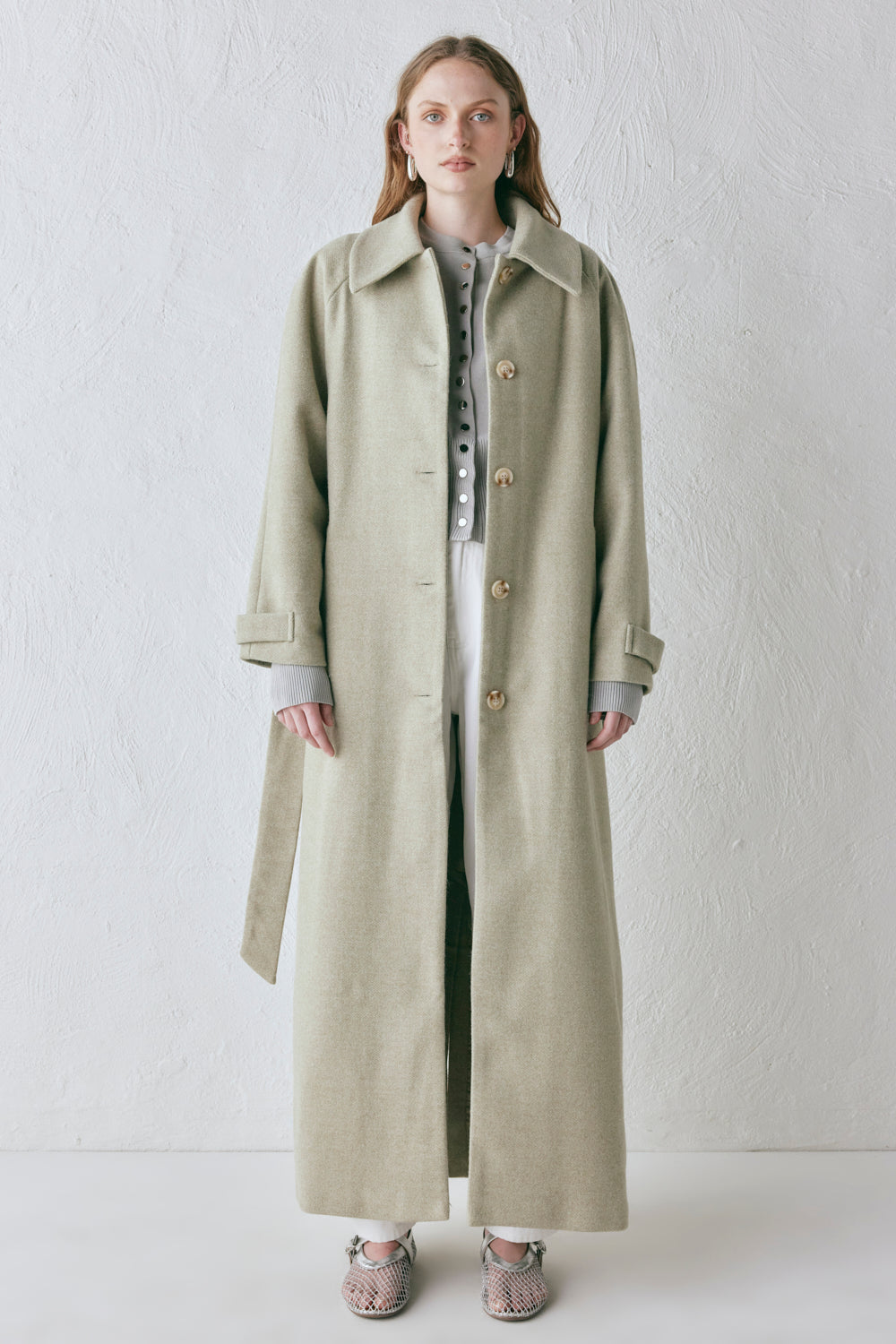 Eliah Overcoat Sage