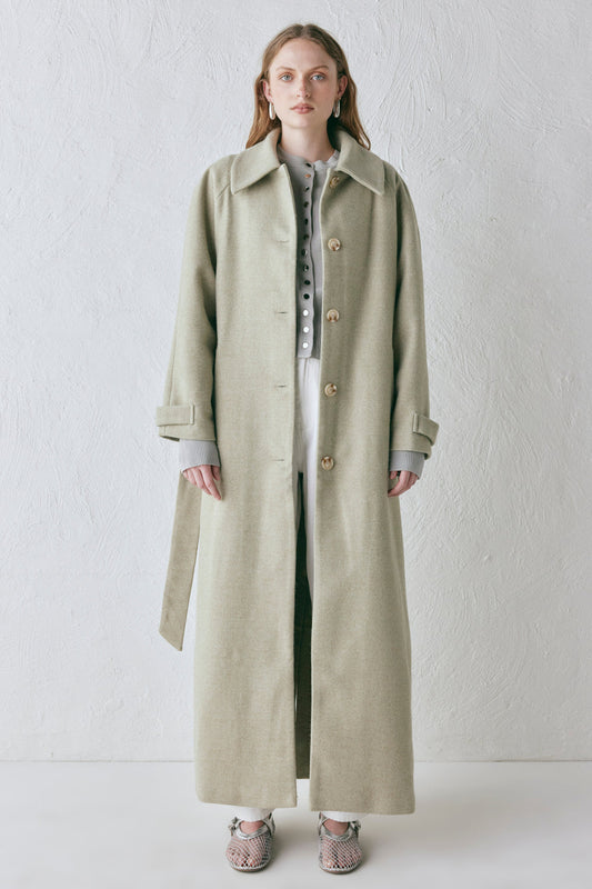 Eliah Overcoat Sage