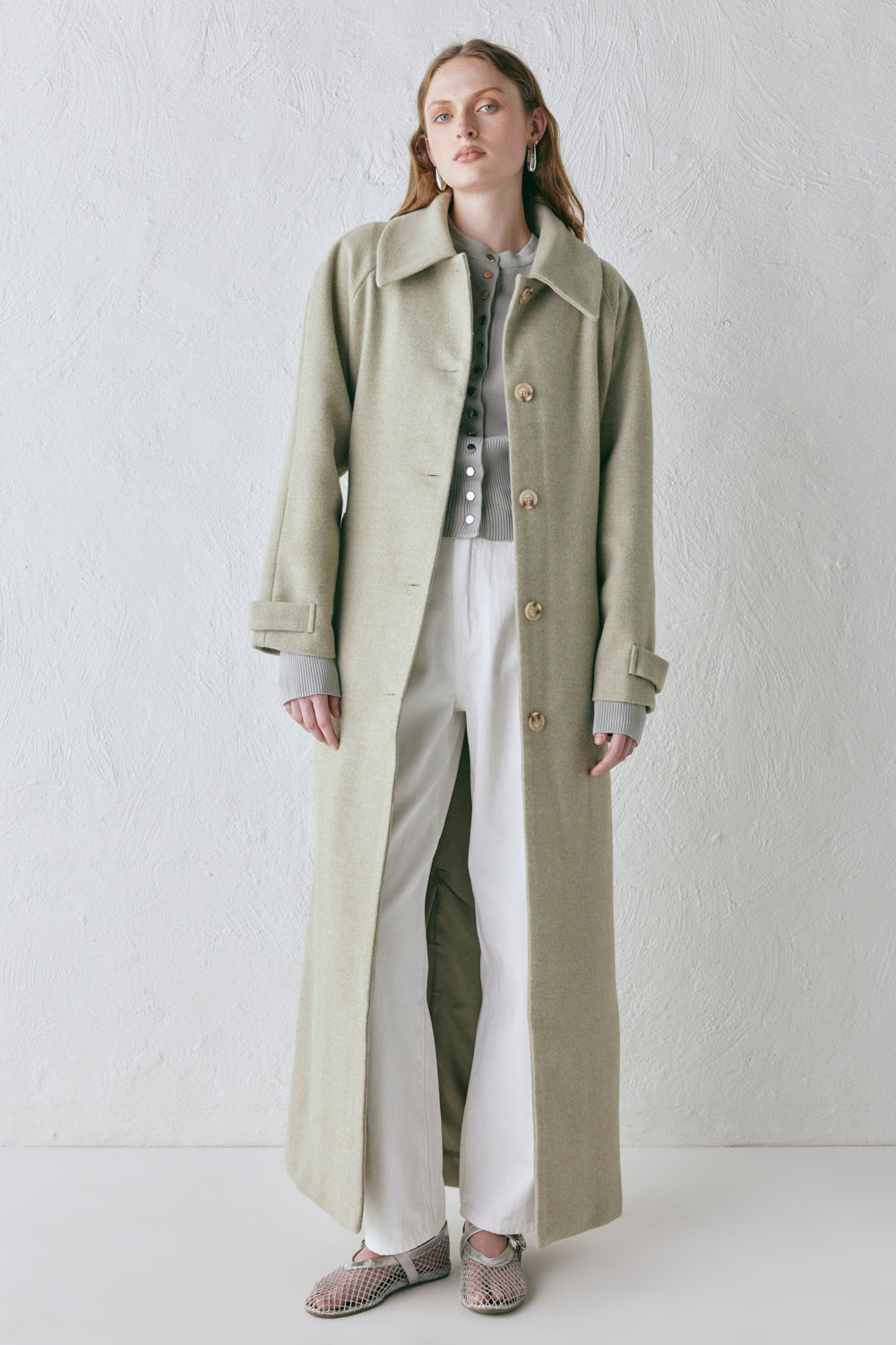 Eliah Overcoat Sage