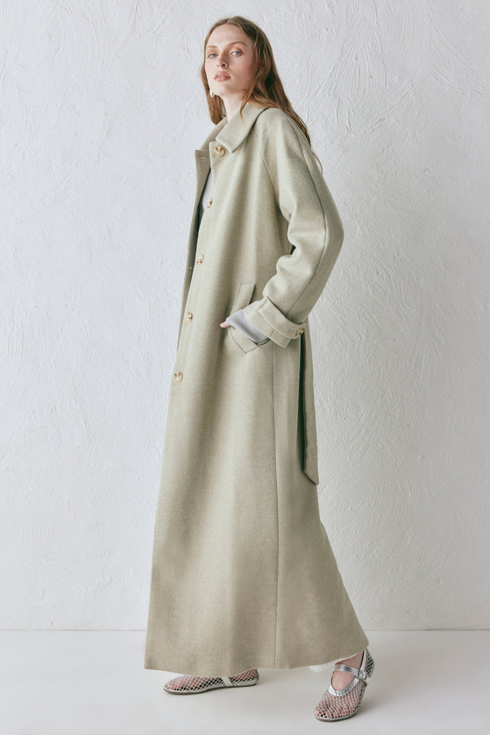 Eliah Overcoat Sage
