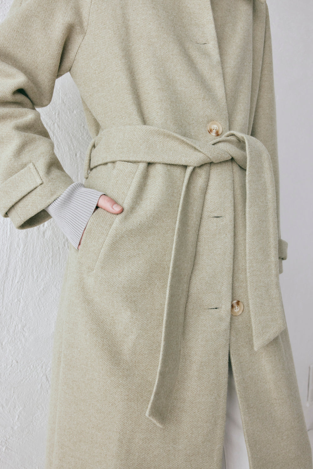 Eliah Overcoat Sage