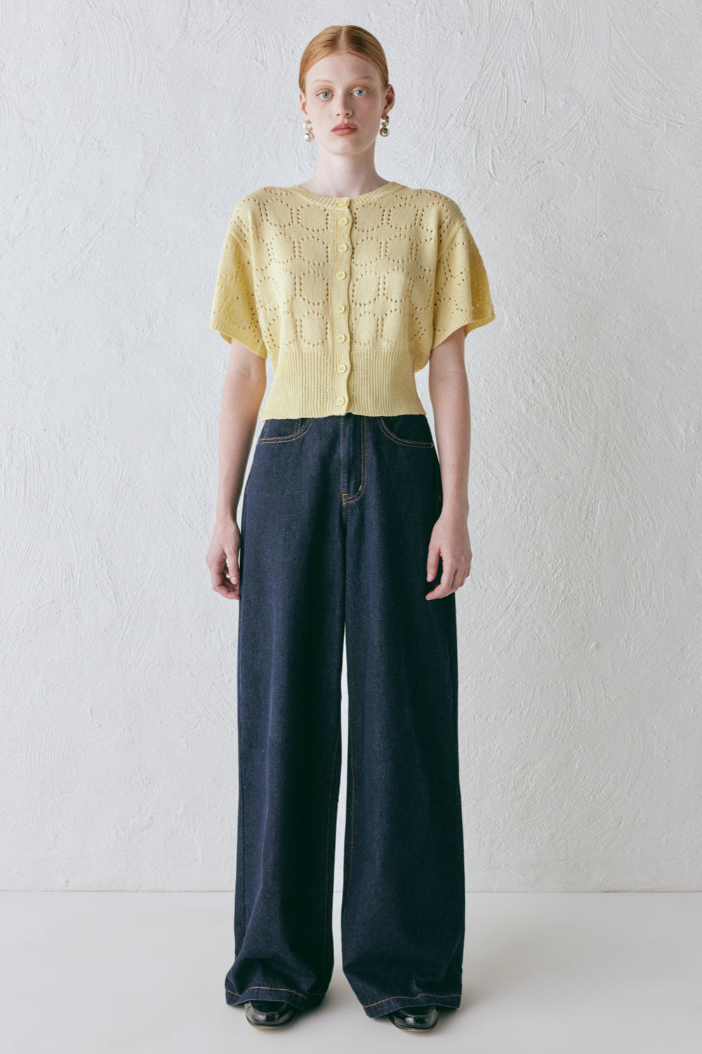 Charli Knit Cardigan Lemon