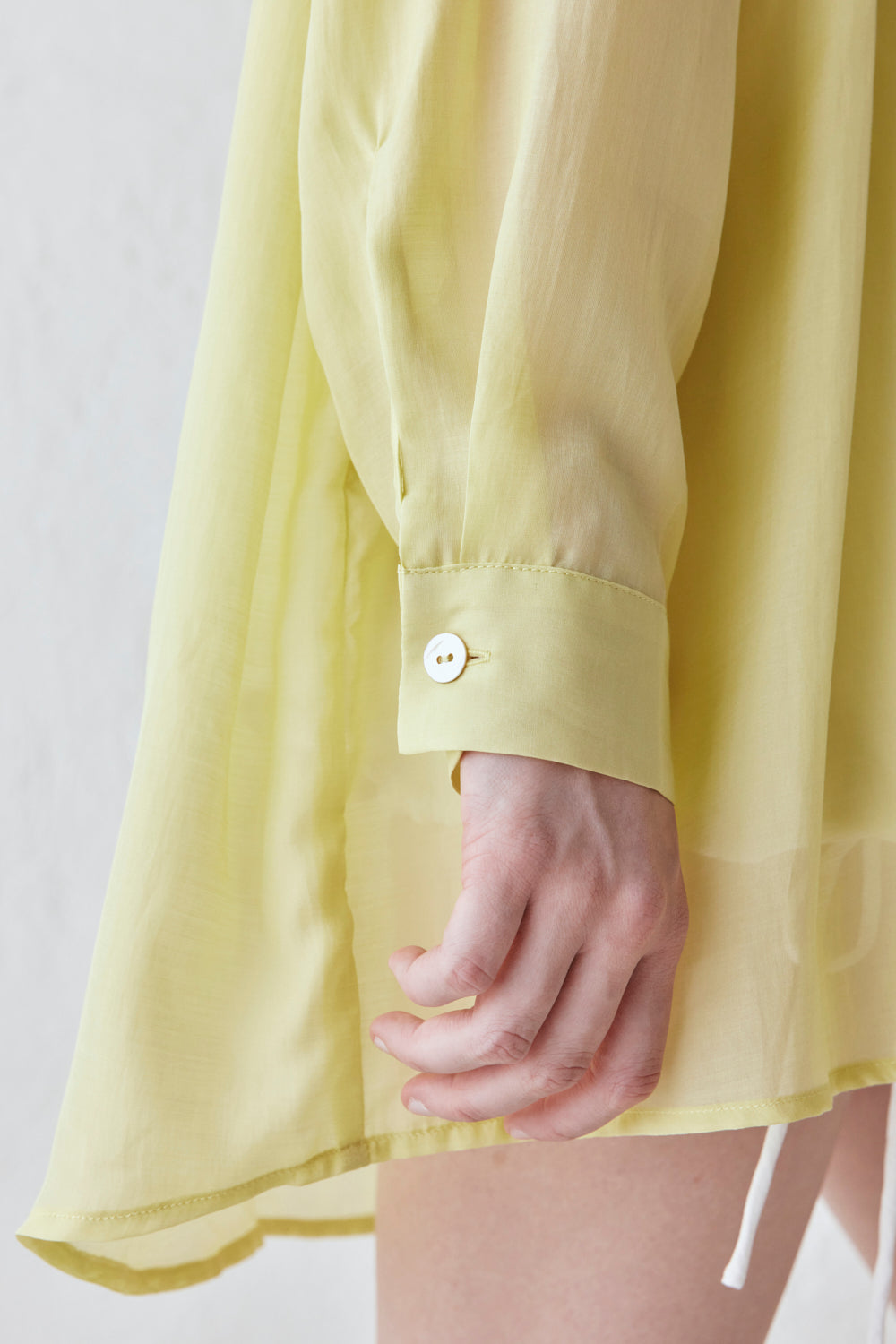 June Sheer Shirt Lemon