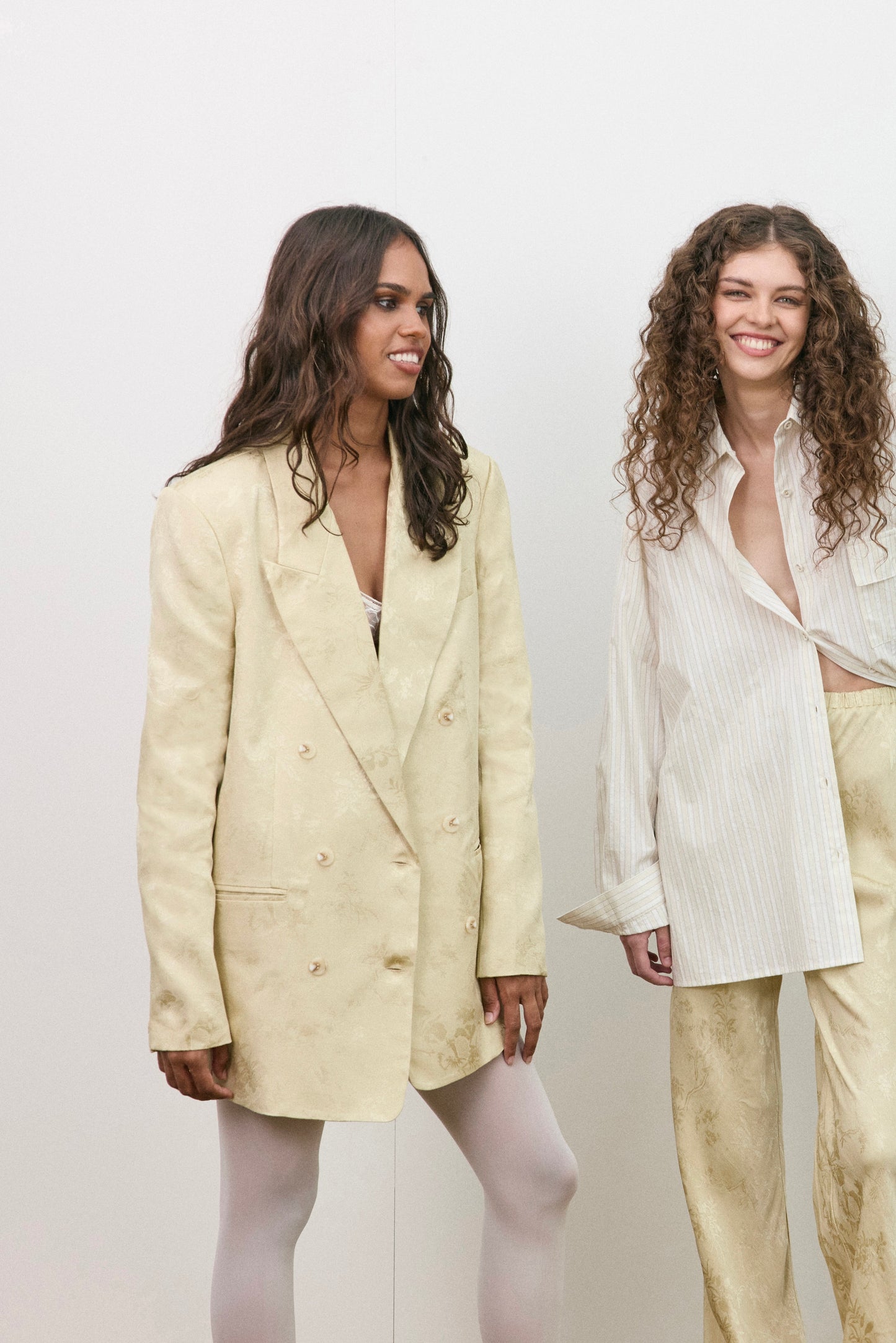 Kyra Jacquard Blazer Pistachio