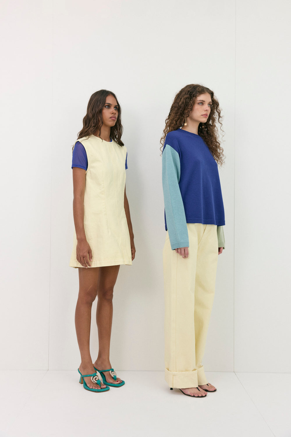 Lolita Denim Mini Dress Butter