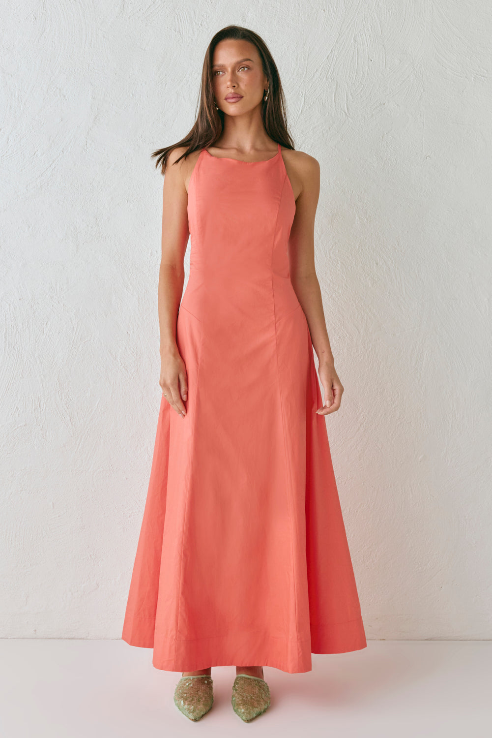 Stef Maxi Dress Coral