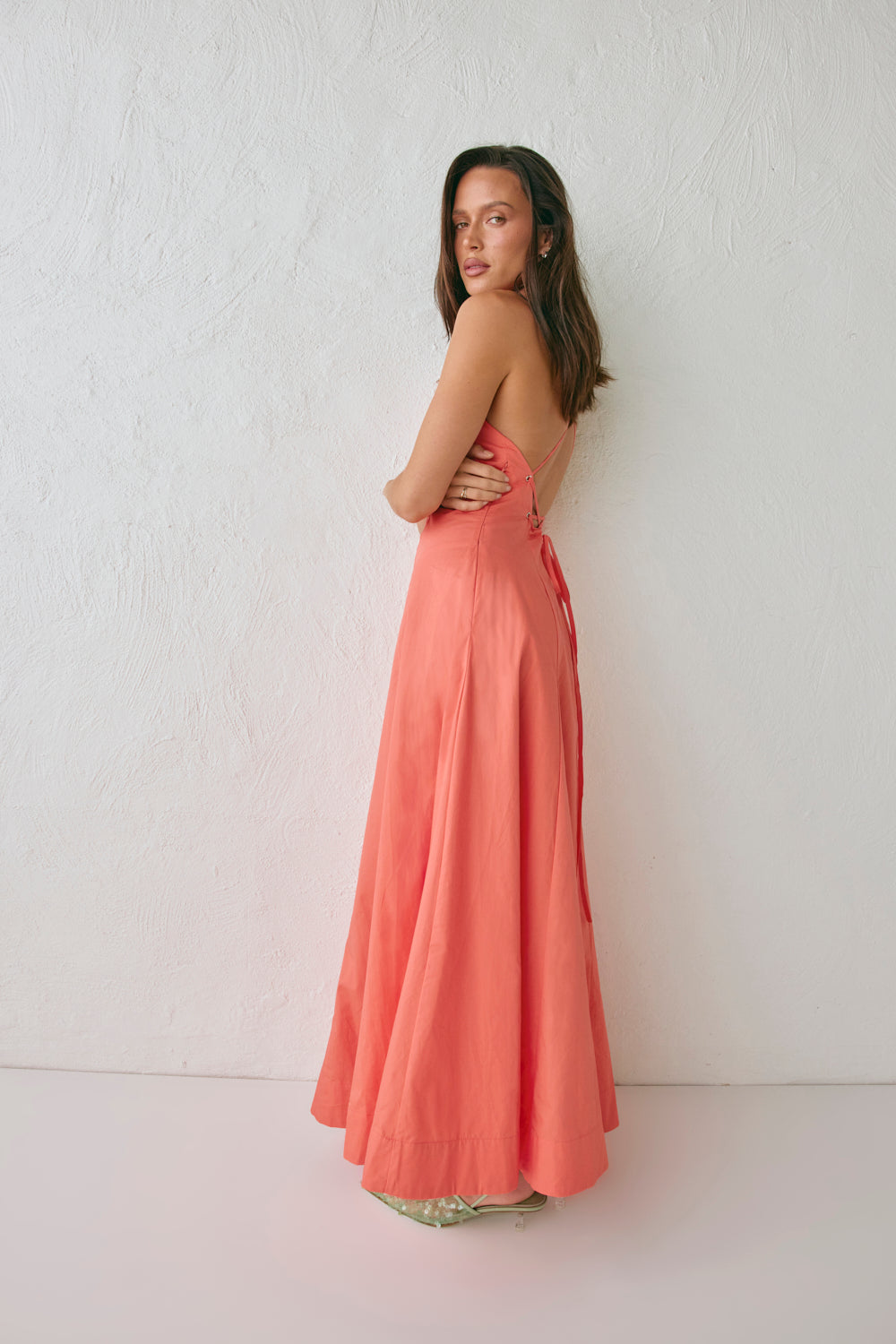 Stef Maxi Dress Coral