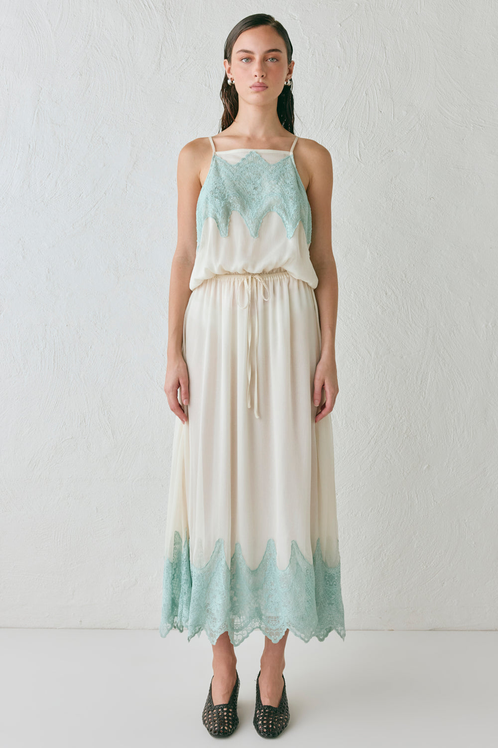 Valery Midi Dress Cream