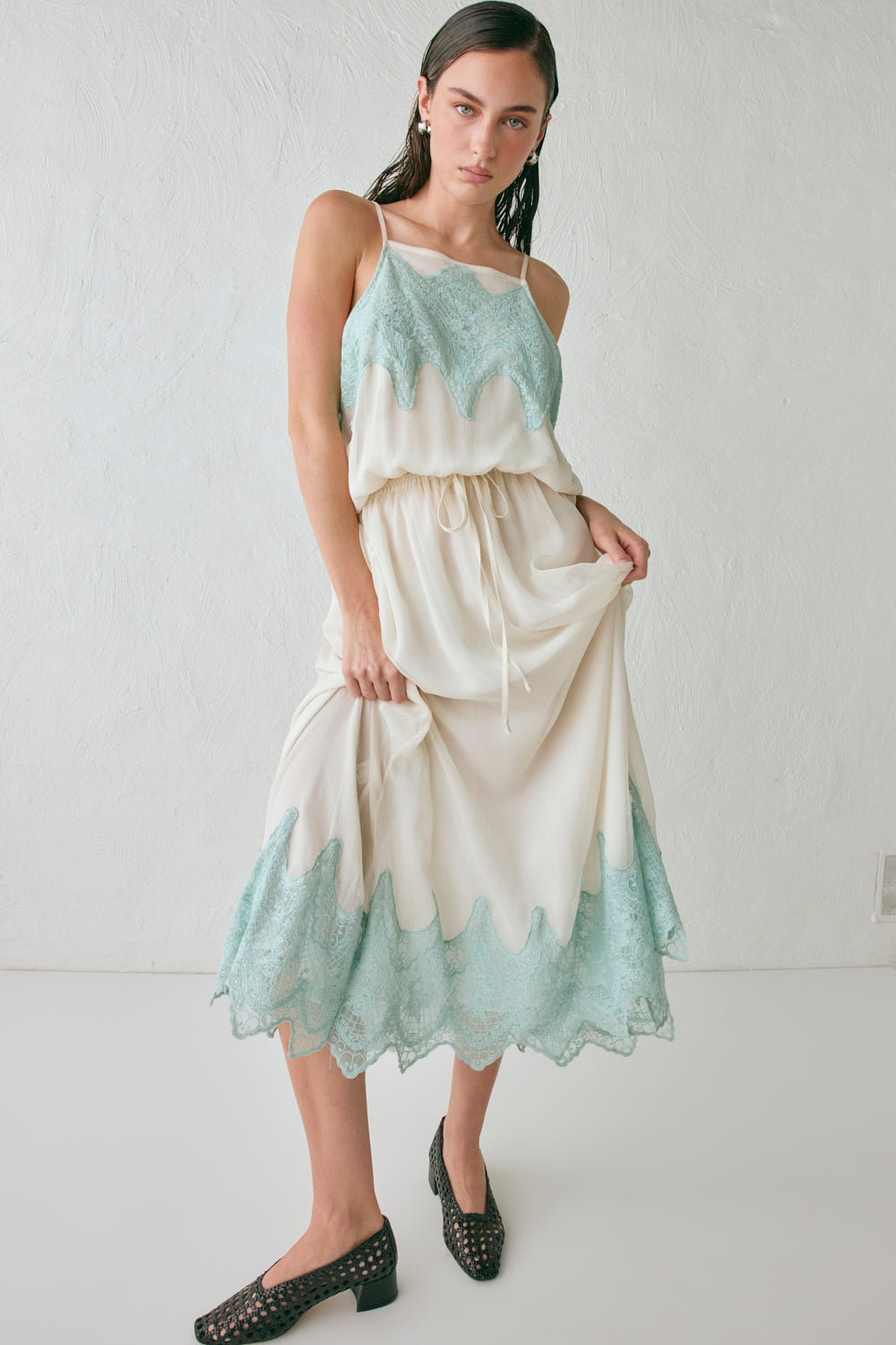 Valery Midi Dress Cream