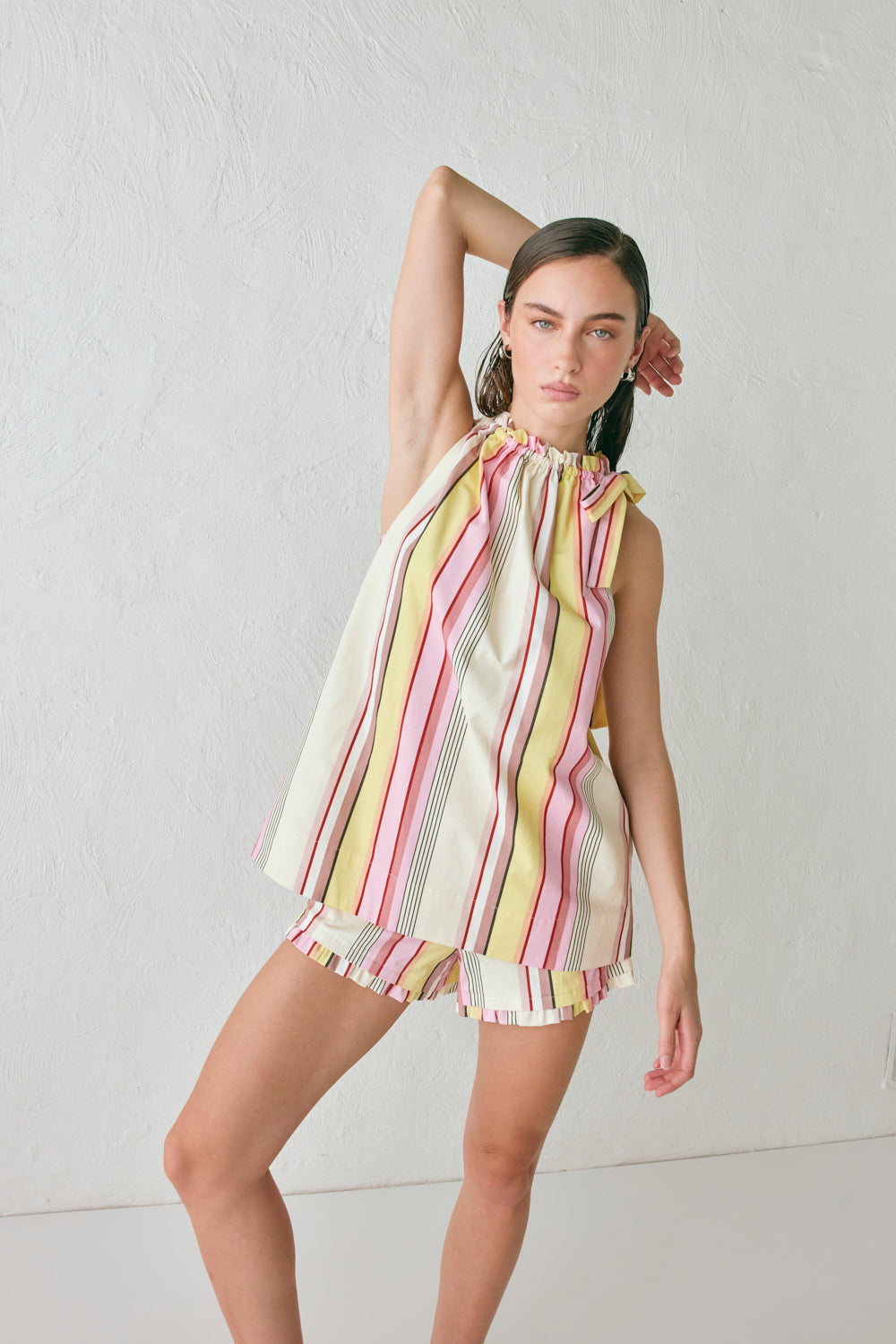Lillian Halter Top Stripe