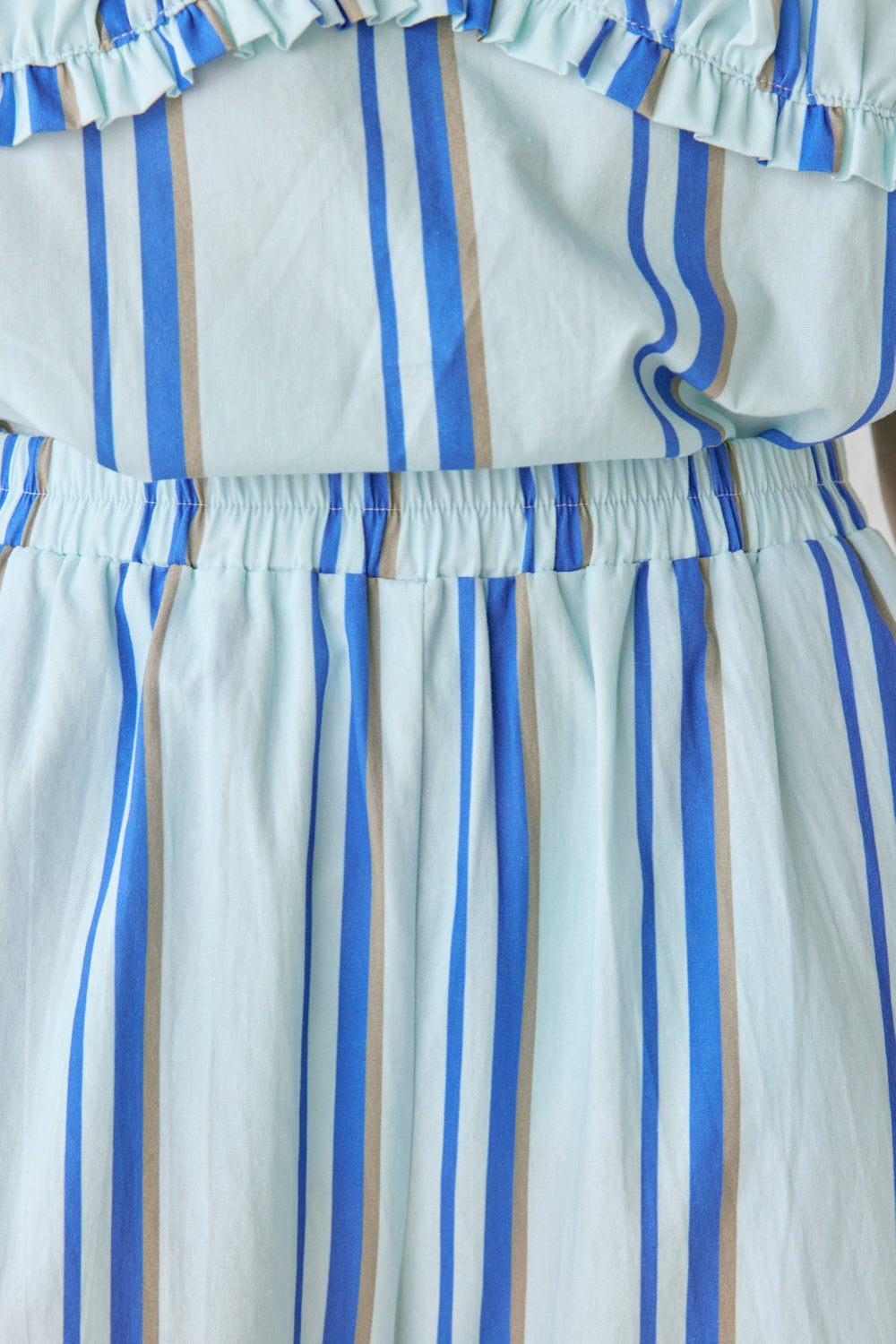 Vita Barrel Pants Blue Stripe