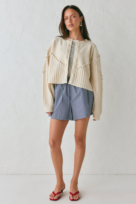 Miji Knit Cardigan Cream