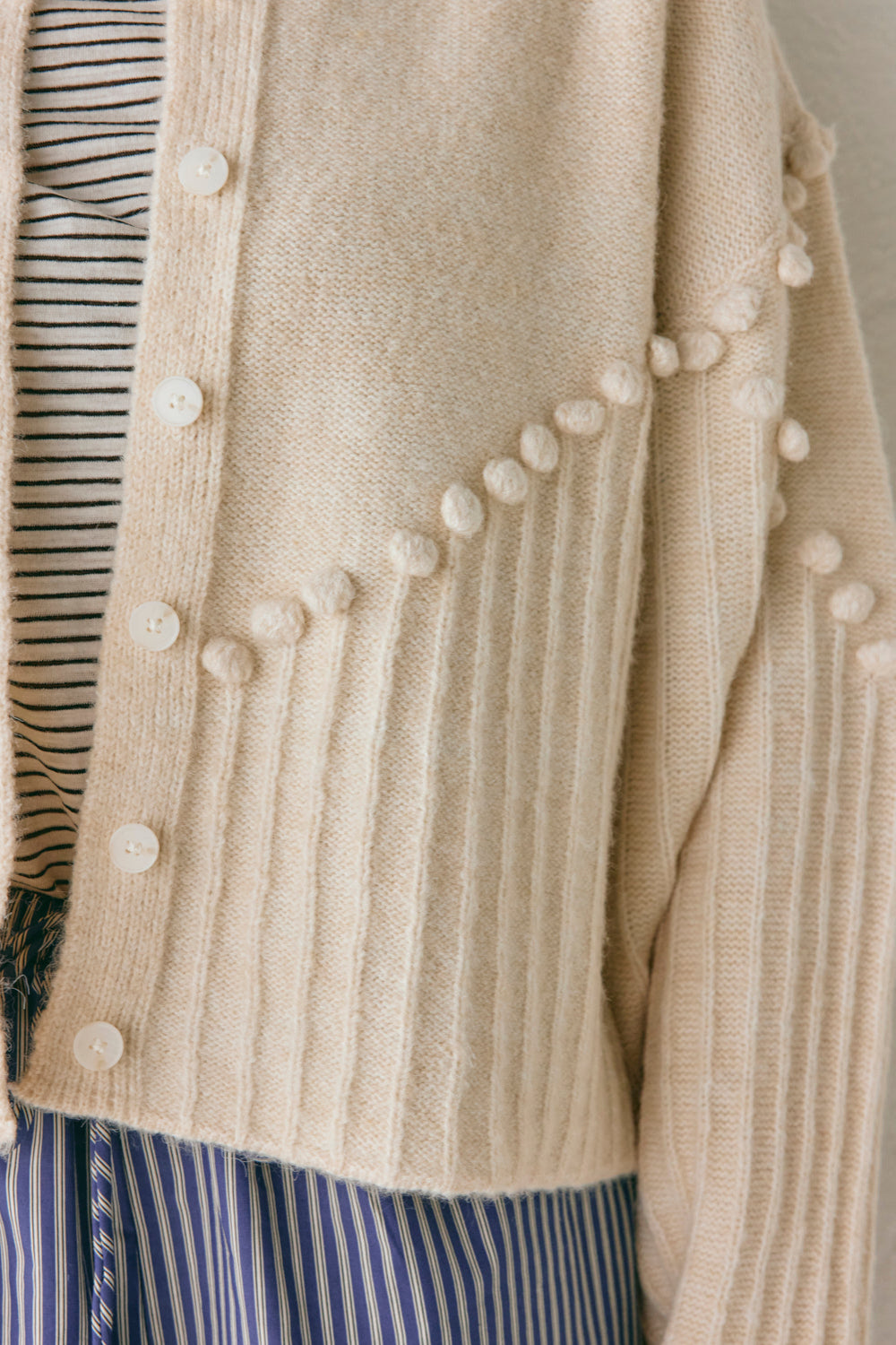 Miji Knit Cardigan Cream