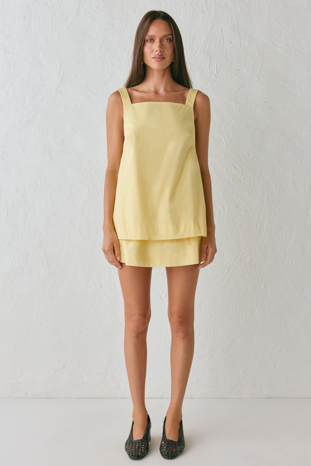 Elka Mini Skirt Lemon
