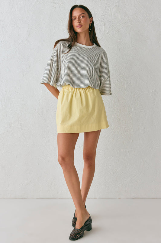 Elka Mini Skirt Lemon
