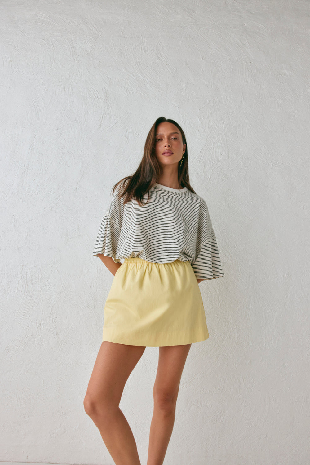 Elka Mini Skirt Lemon