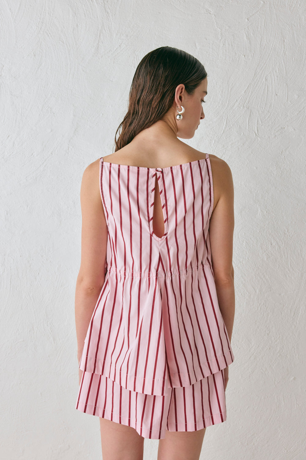 Indi Top Berry Stripe