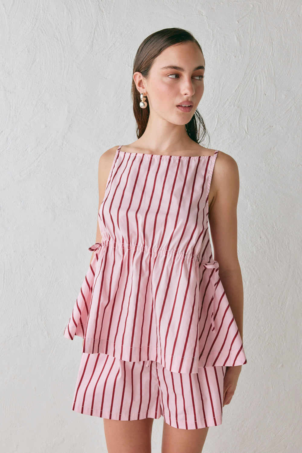 Indi Top Berry Stripe