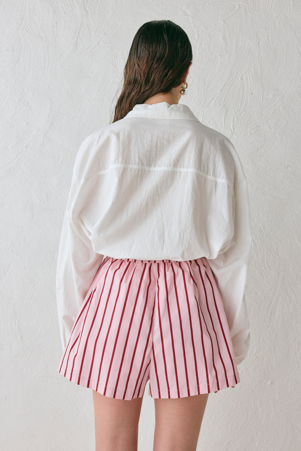 Annika Shorts Berry Stripe