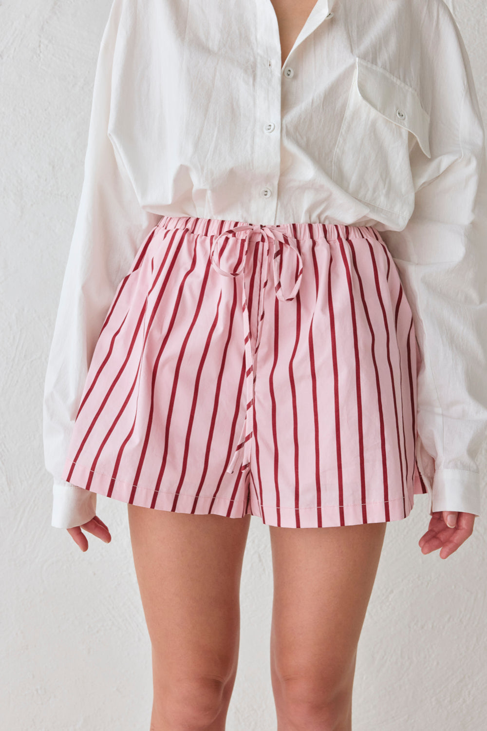 Annika Shorts Berry Stripe