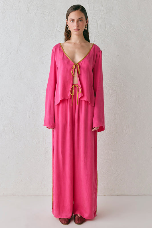 Moonscapes Pants Fuchsia