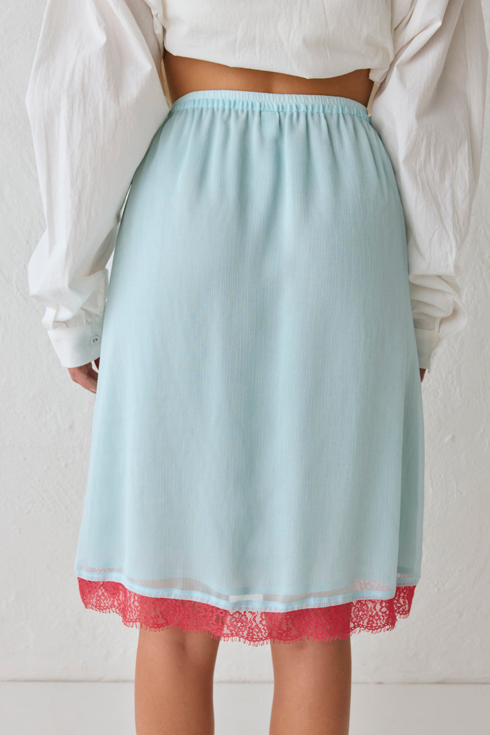 Carmen Midi Skirt Sky